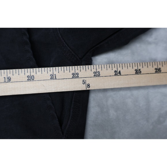 Carhartt Pike Jacket Mens Large Black Duck Canvas Rugged Utility Field Work VTG - Picture 14 of 16